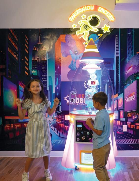 Marshmallow Spaceship at a family venue