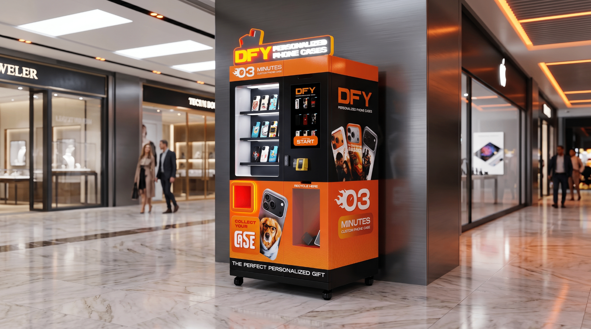 DFY Phone Case custom phone case machine on location